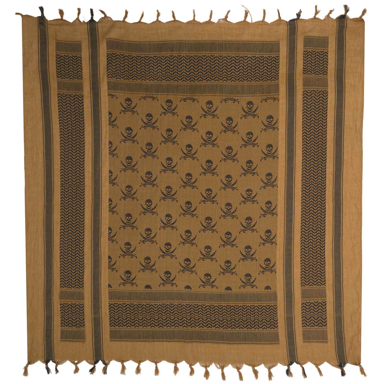 Rothco Skulls Shemagh Tactical Desert Keffiyeh Scarf
