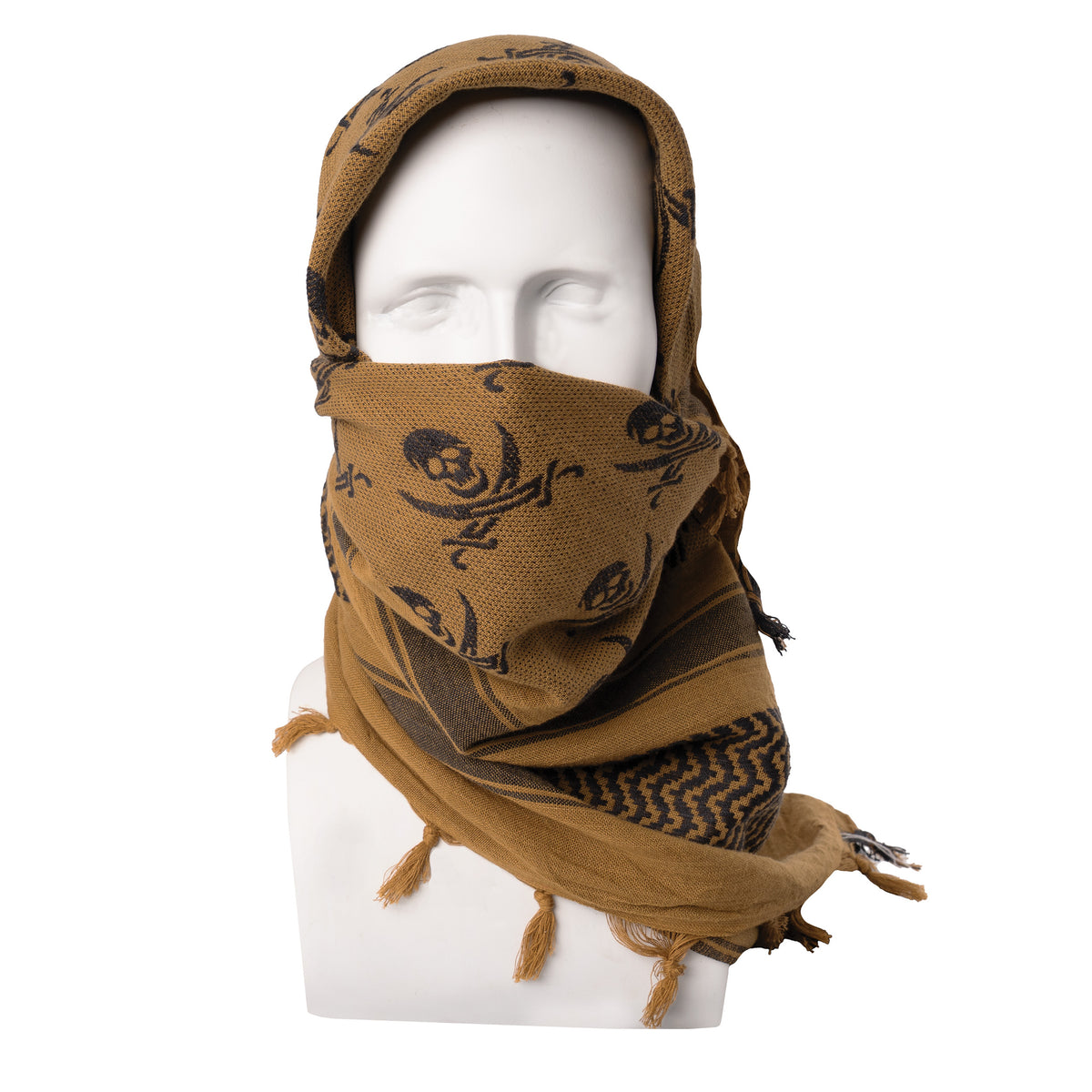 Rothco Skulls Shemagh Tactical Desert Keffiyeh Scarf
