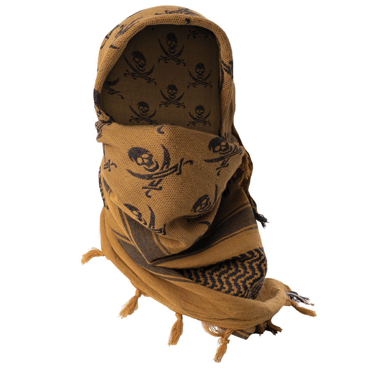 Rothco Skulls Shemagh Tactical Desert Keffiyeh Scarf