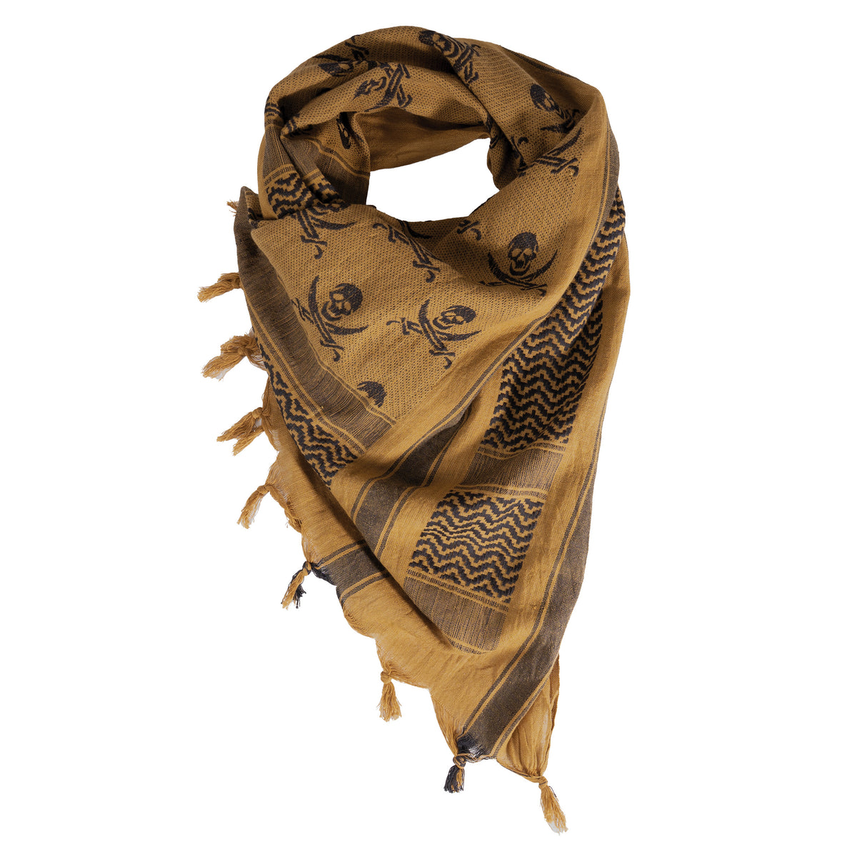 Rothco Skulls Shemagh Tactical Desert Keffiyeh Scarf
