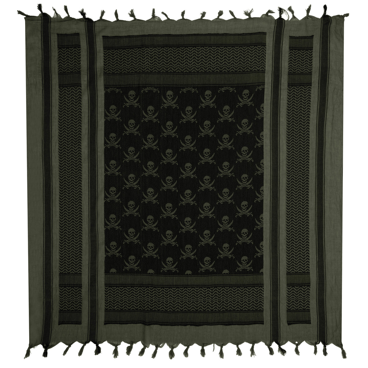 Rothco Skulls Shemagh Tactical Desert Keffiyeh Scarf