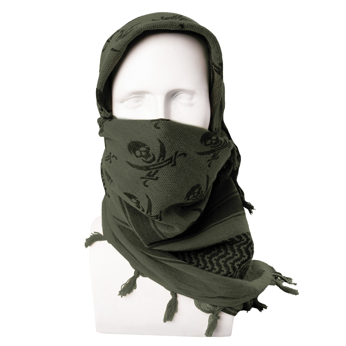 Rothco Skulls Shemagh Tactical Desert Keffiyeh Scarf