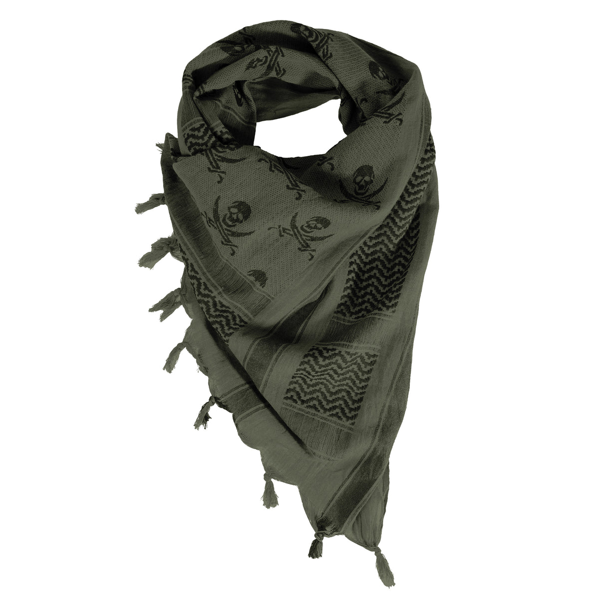 Rothco Skulls Shemagh Tactical Desert Keffiyeh Scarf