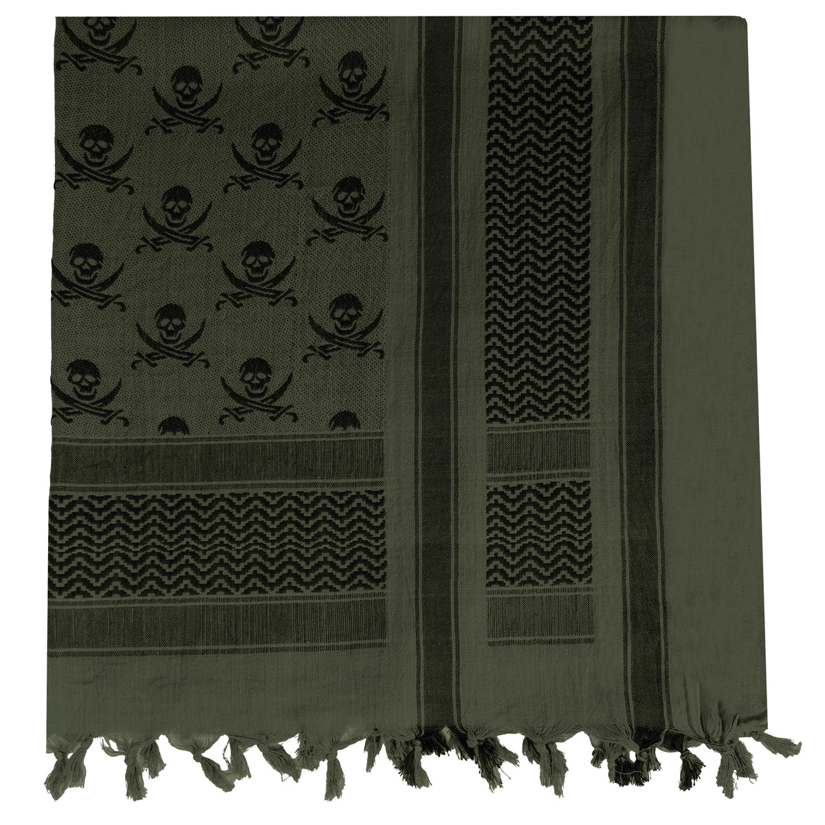 Rothco Skulls Shemagh Tactical Desert Keffiyeh Scarf