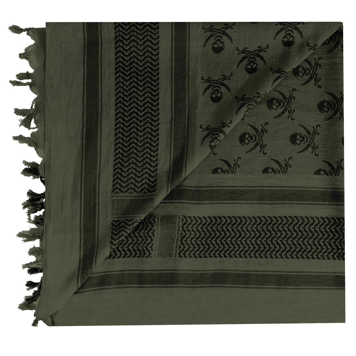 Rothco Skulls Shemagh Tactical Desert Keffiyeh Scarf