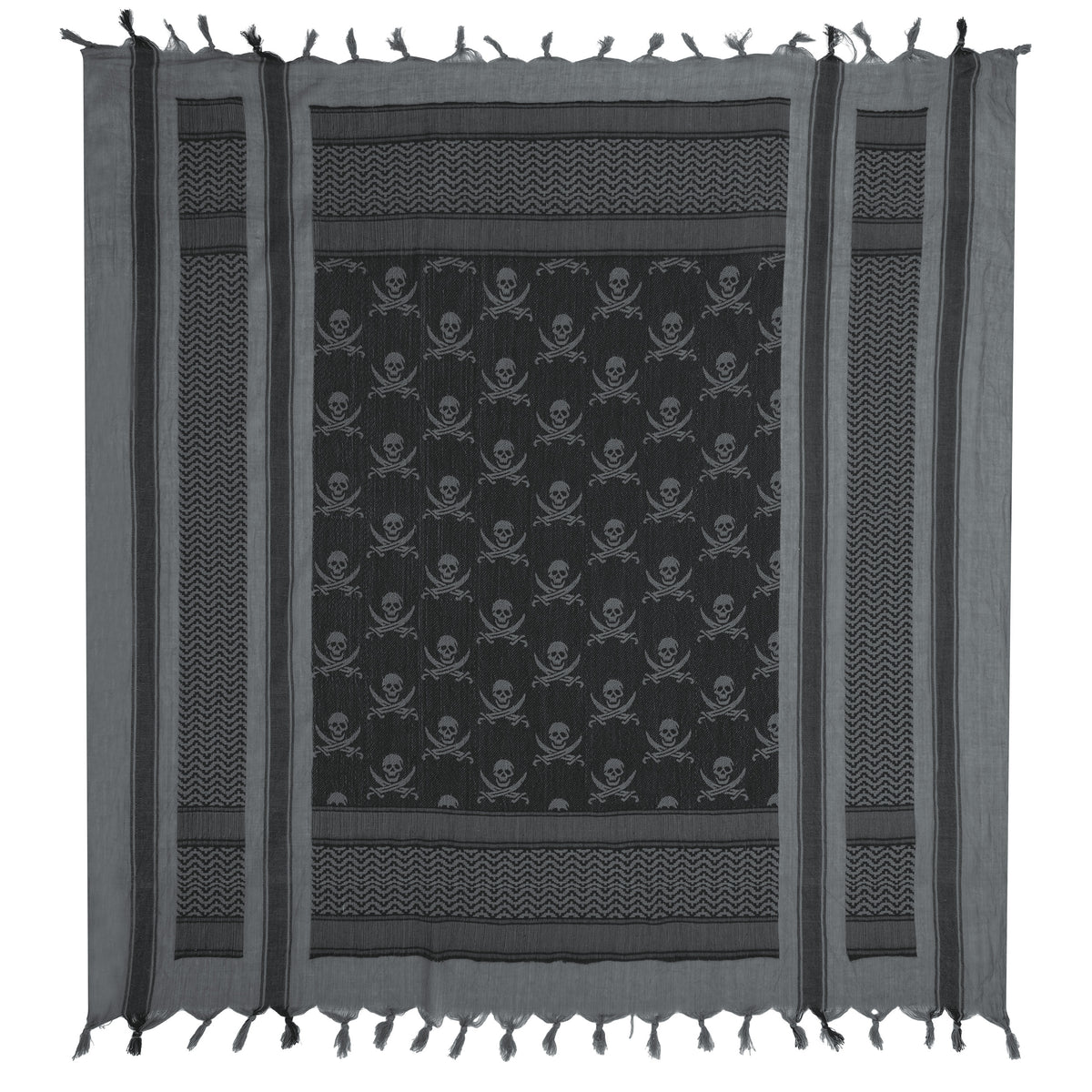 Rothco Skulls Shemagh Tactical Desert Keffiyeh Scarf