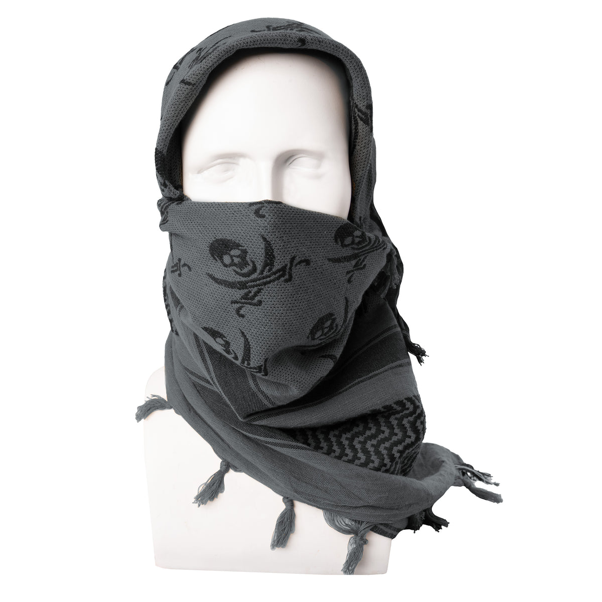 Rothco Skulls Shemagh Tactical Desert Keffiyeh Scarf