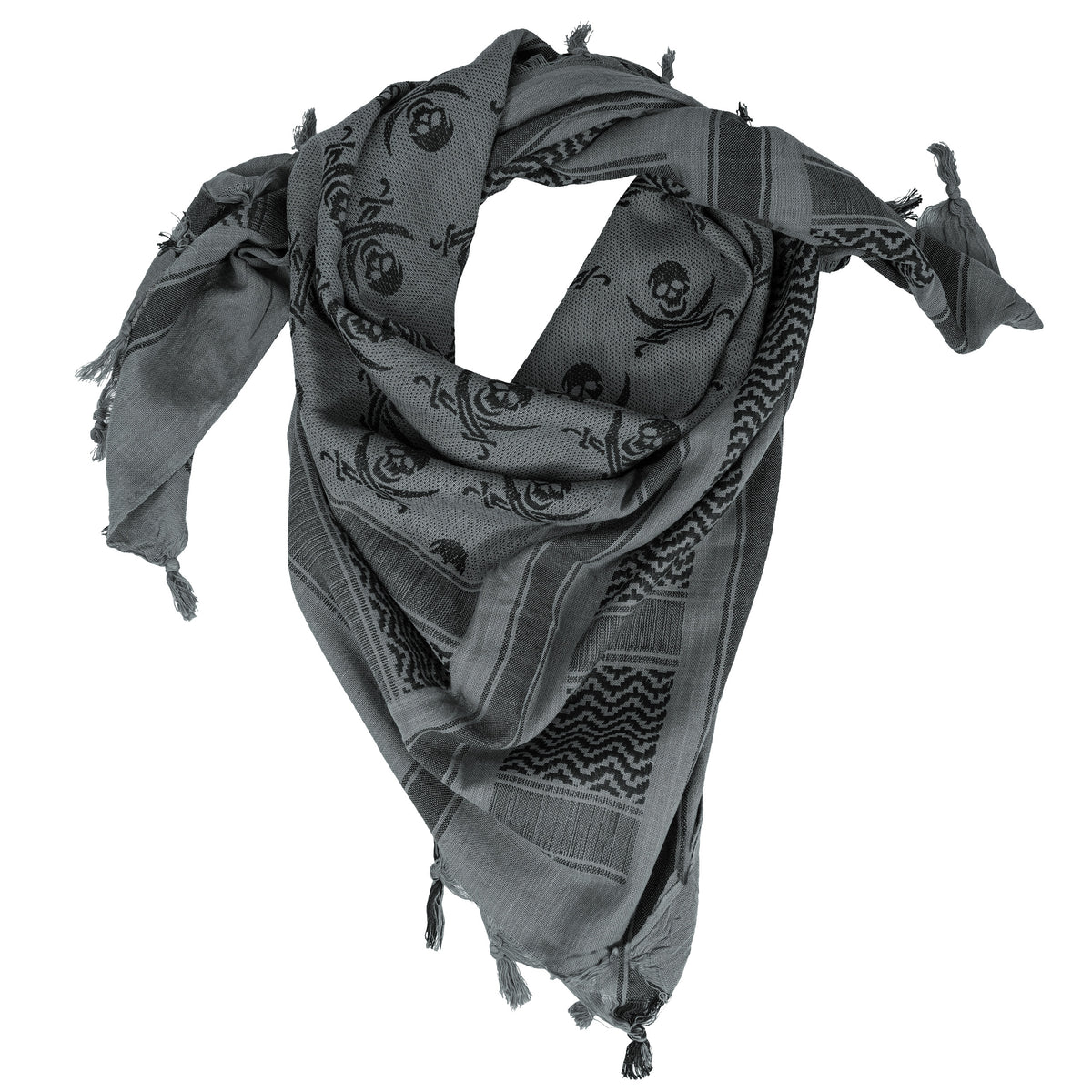 Rothco Skulls Shemagh Tactical Desert Keffiyeh Scarf