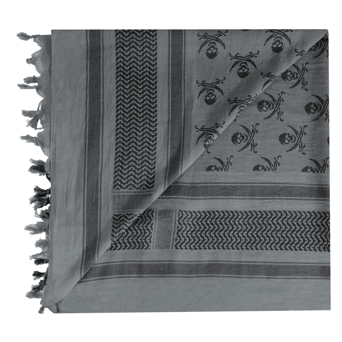 Rothco Skulls Shemagh Tactical Desert Keffiyeh Scarf