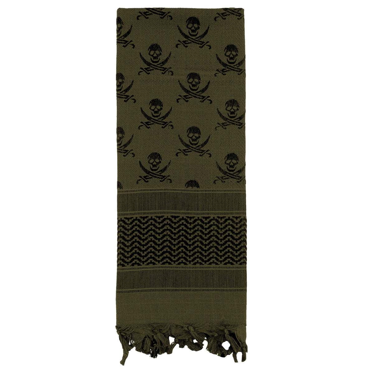 Rothco Skulls Shemagh Tactical Desert Keffiyeh Scarf