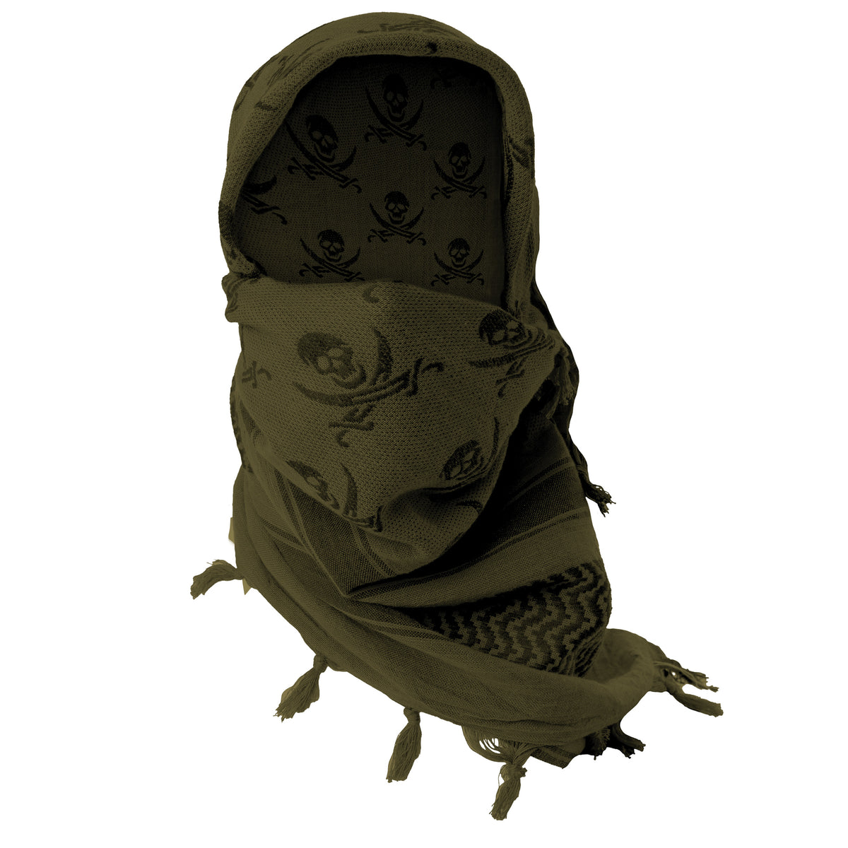 Rothco Skulls Shemagh Tactical Desert Keffiyeh Scarf