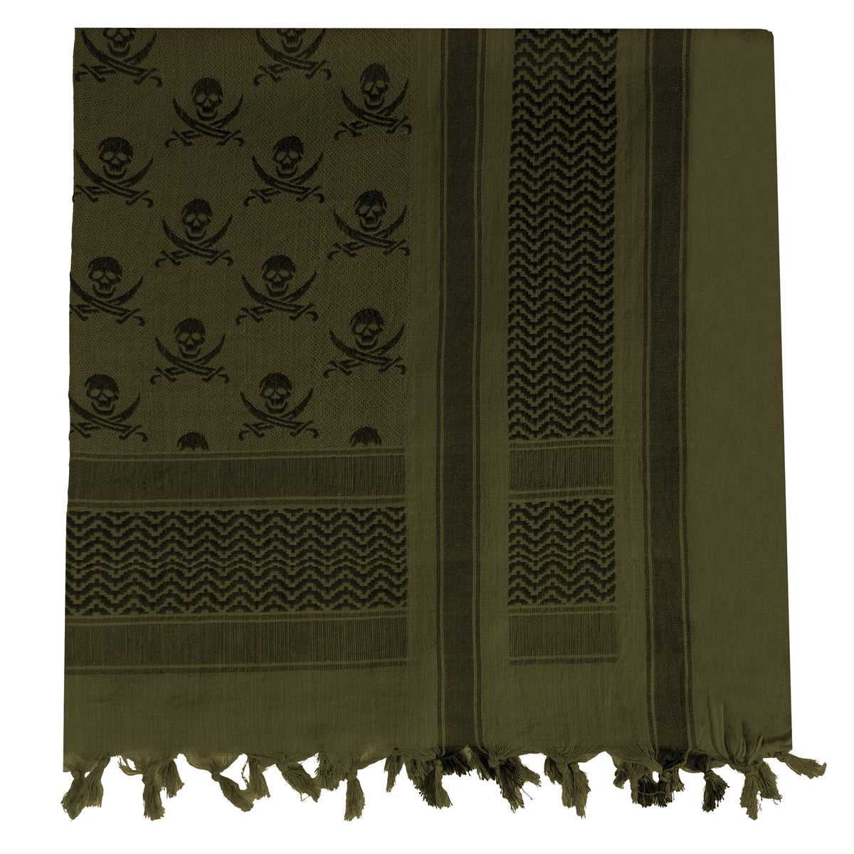 Rothco Skulls Shemagh Tactical Desert Keffiyeh Scarf