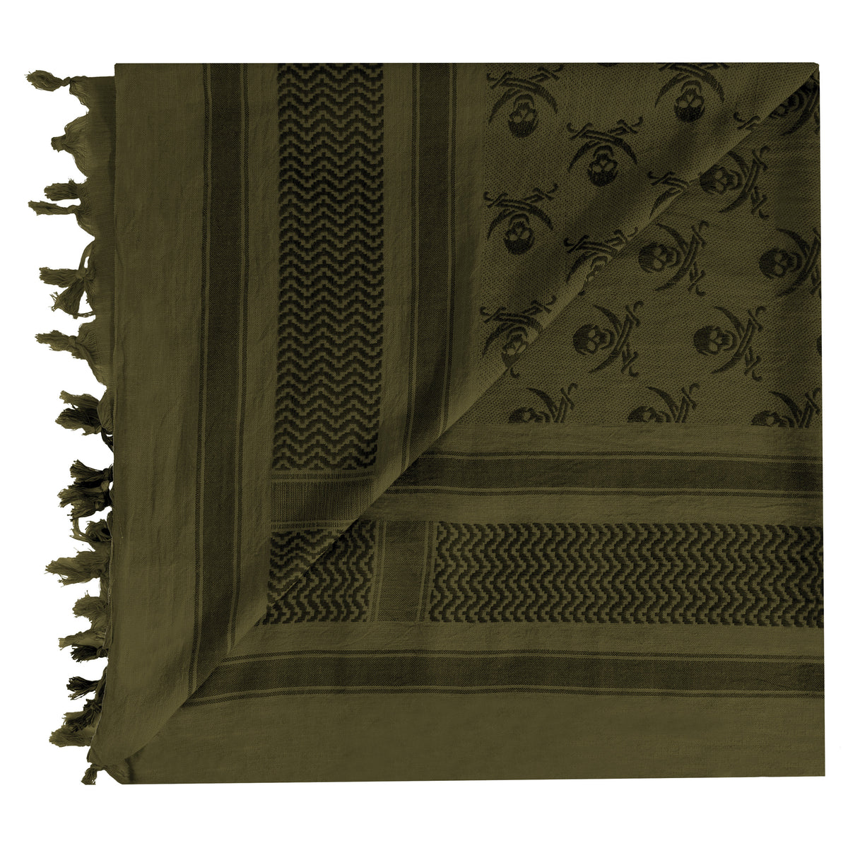 Rothco Skulls Shemagh Tactical Desert Keffiyeh Scarf