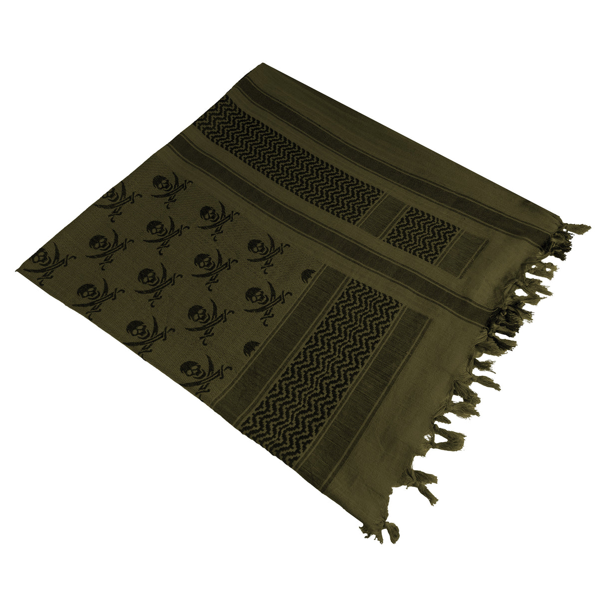 Rothco Skulls Shemagh Tactical Desert Keffiyeh Scarf