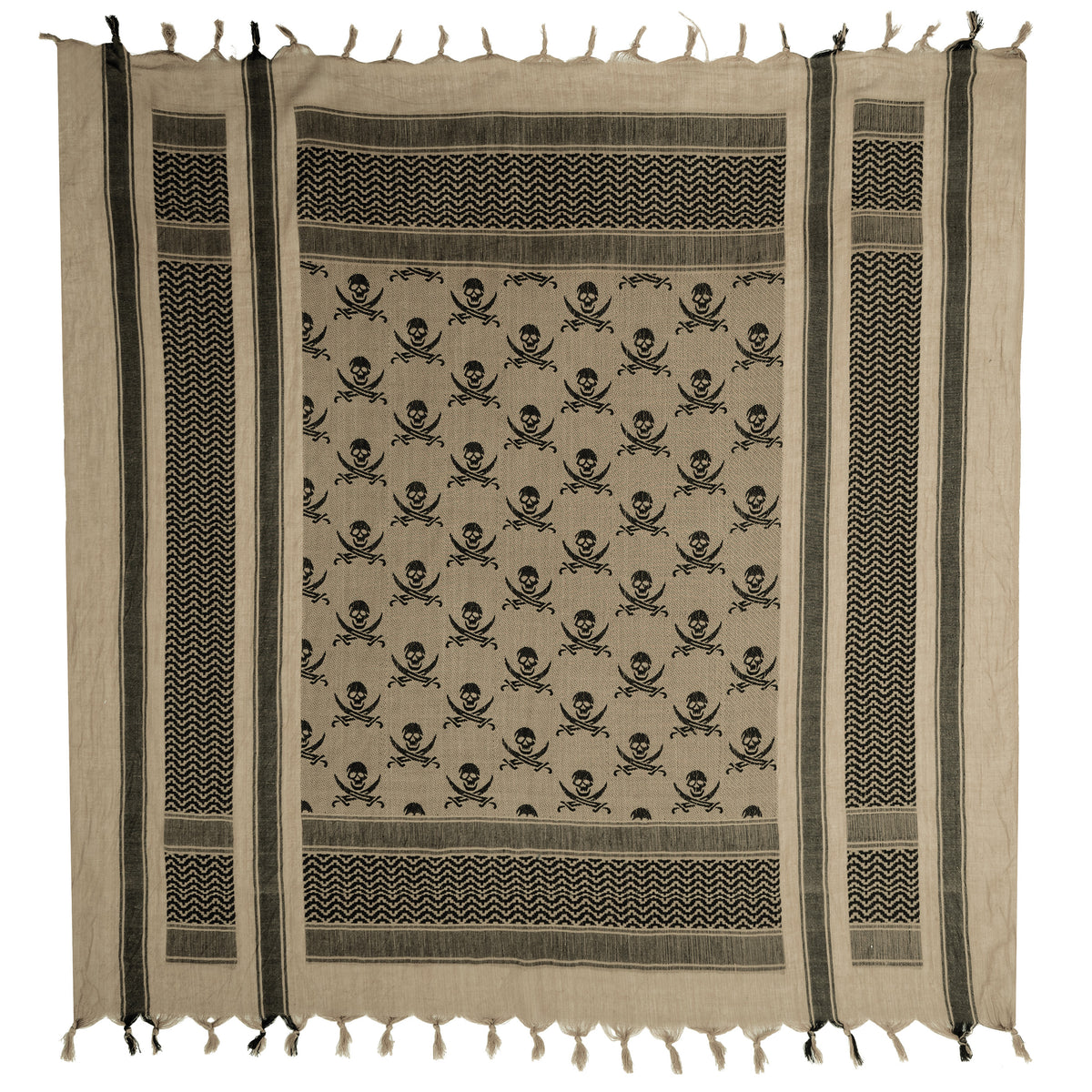 Rothco Skulls Shemagh Tactical Desert Keffiyeh Scarf