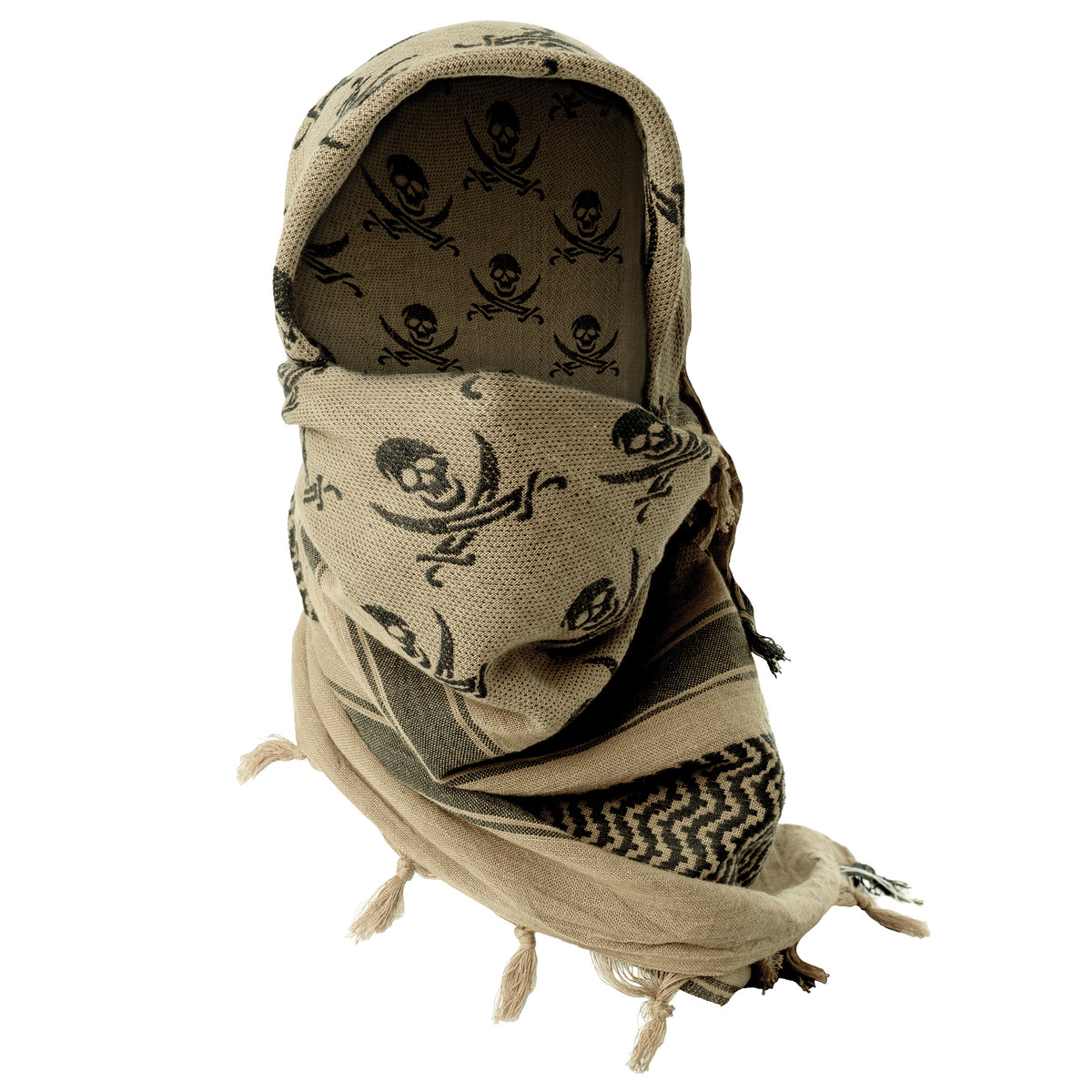 Rothco Skulls Shemagh Tactical Desert Keffiyeh Scarf