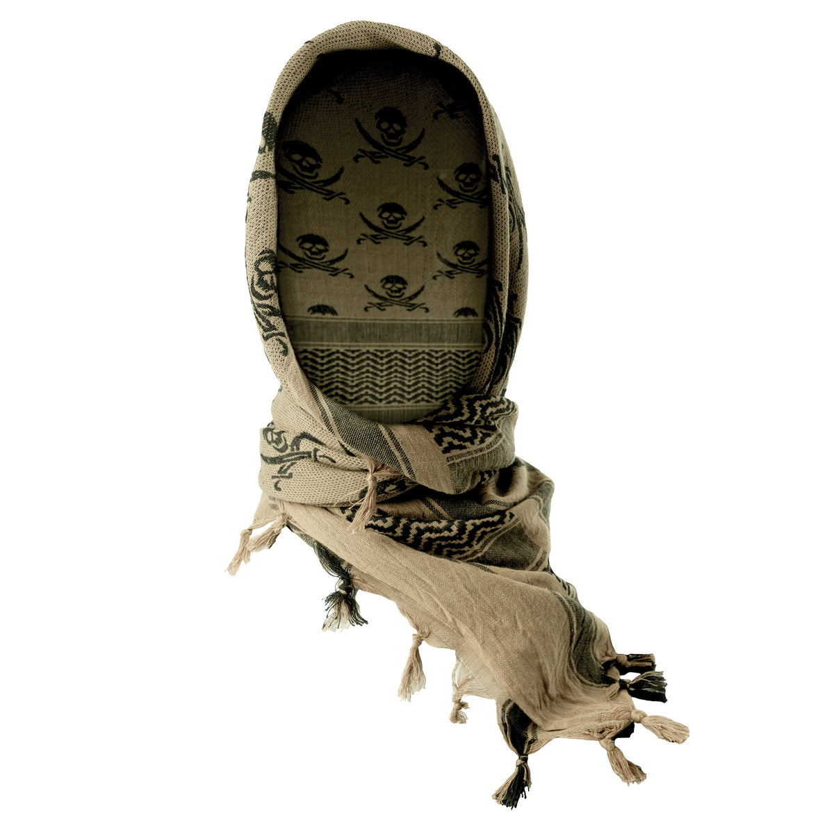 Rothco Skulls Shemagh Tactical Desert Keffiyeh Scarf