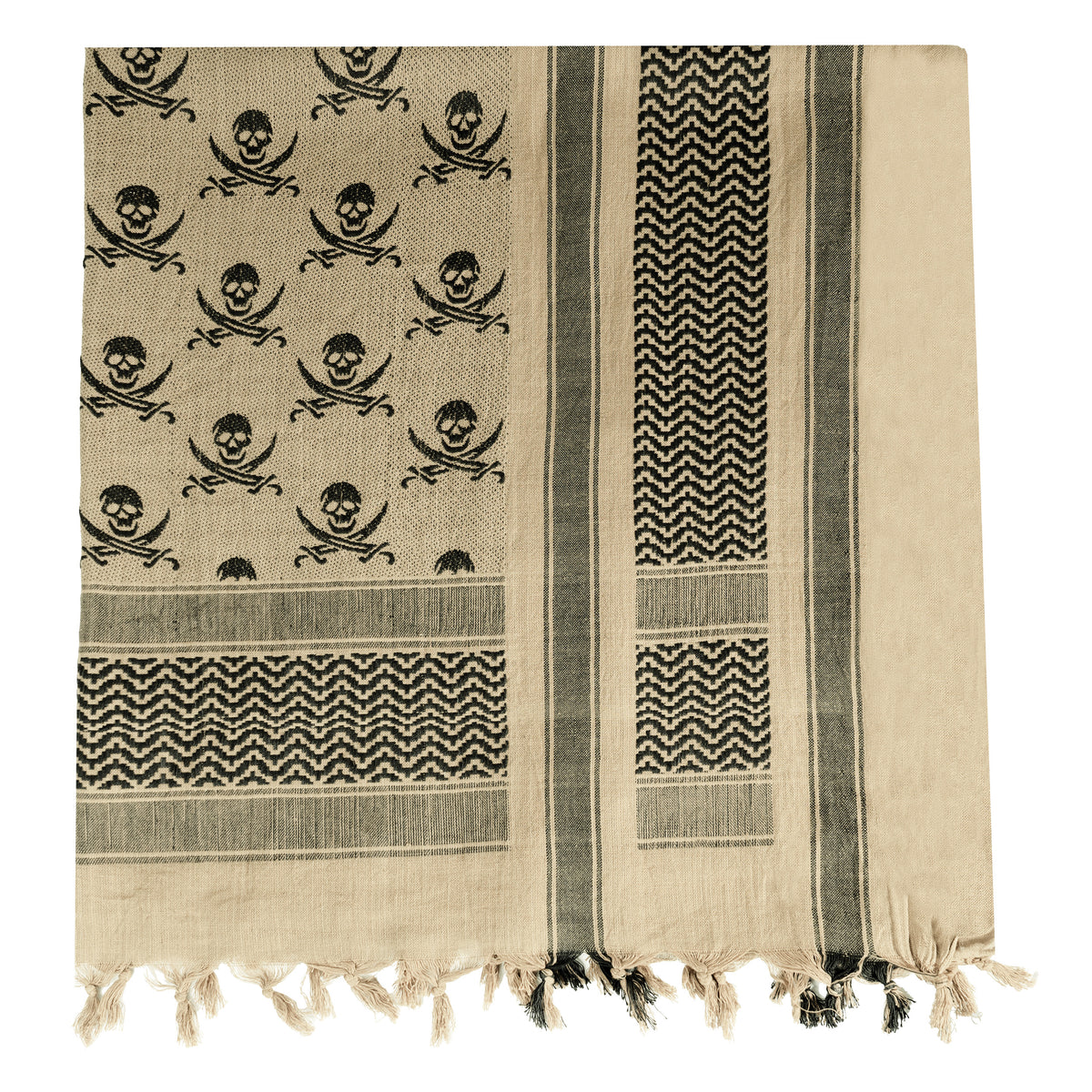 Rothco Skulls Shemagh Tactical Desert Keffiyeh Scarf