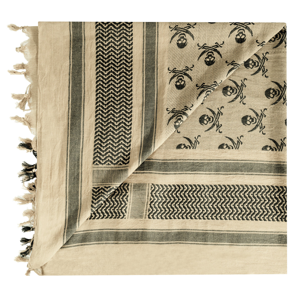 Rothco Skulls Shemagh Tactical Desert Keffiyeh Scarf
