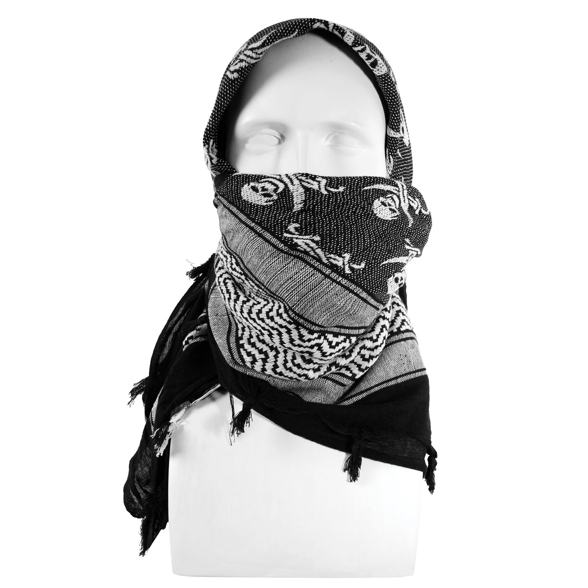Rothco Skulls Shemagh Tactical Desert Keffiyeh Scarf