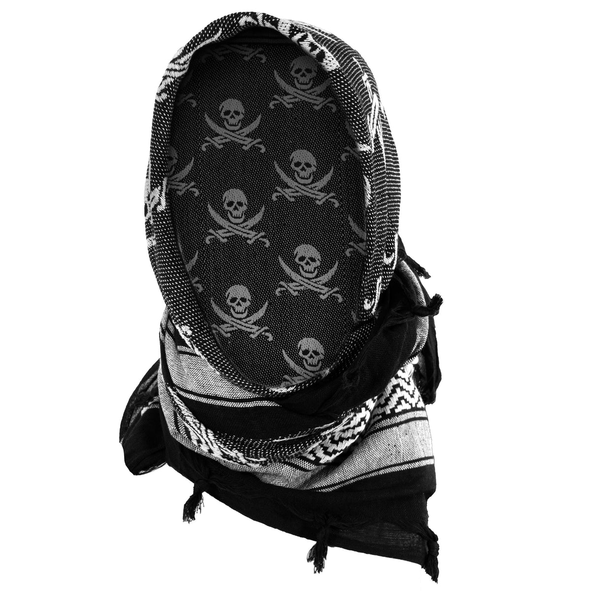 Rothco Skulls Shemagh Tactical Desert Keffiyeh Scarf
