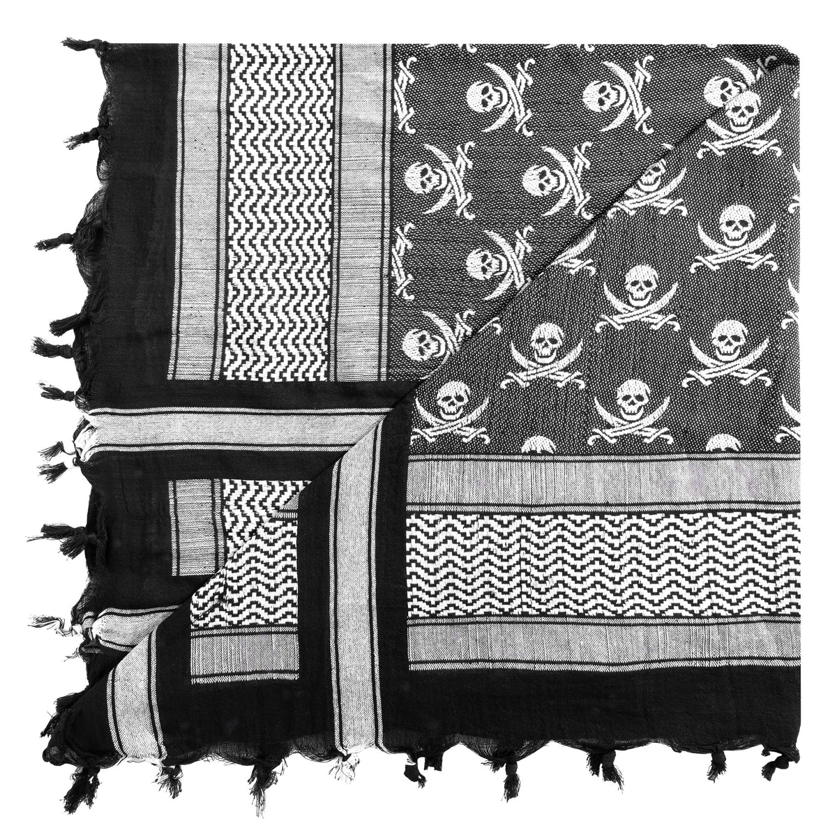 Rothco Skulls Shemagh Tactical Desert Keffiyeh Scarf