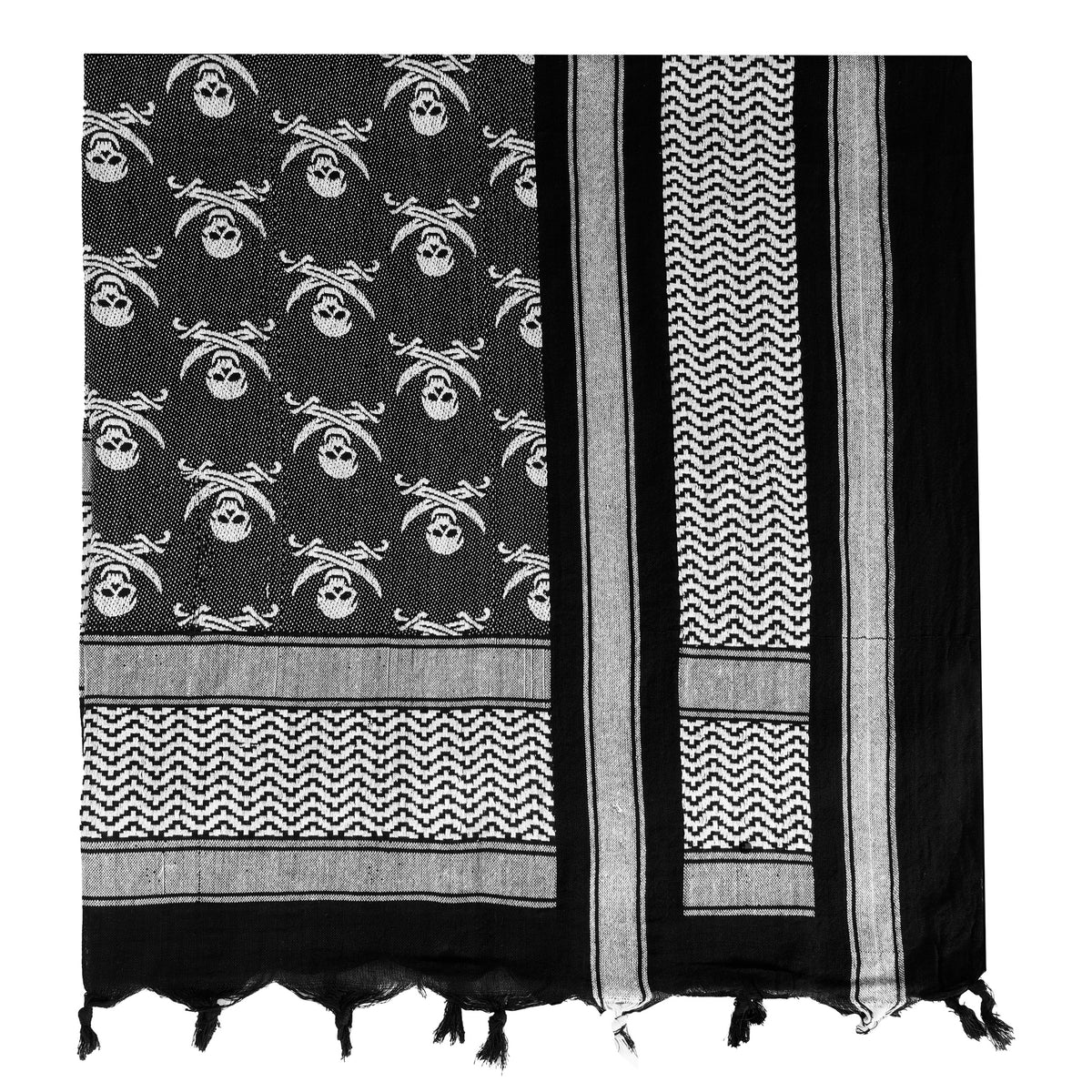 Rothco Skulls Shemagh Tactical Desert Keffiyeh Scarf