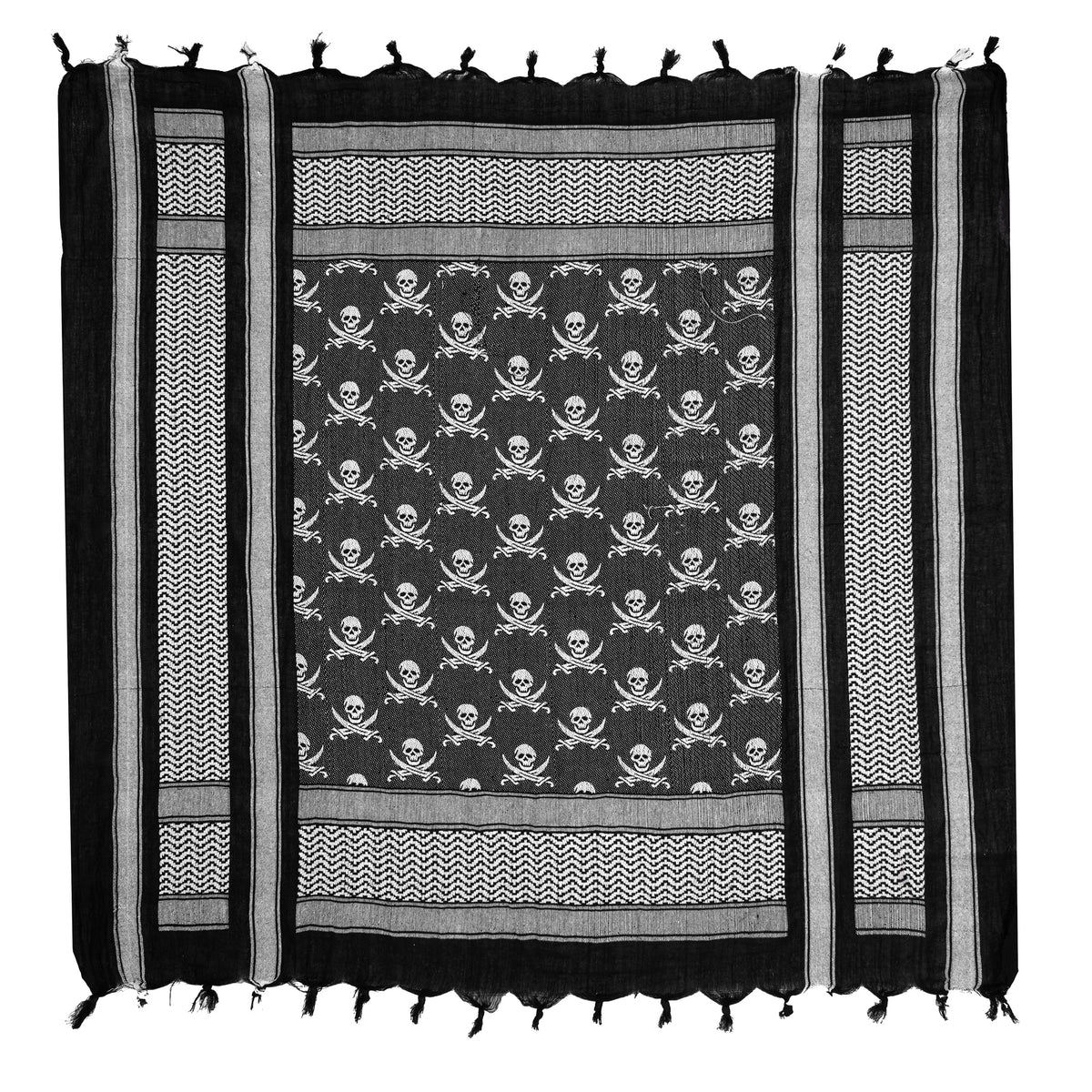 Rothco Skulls Shemagh Tactical Desert Keffiyeh Scarf