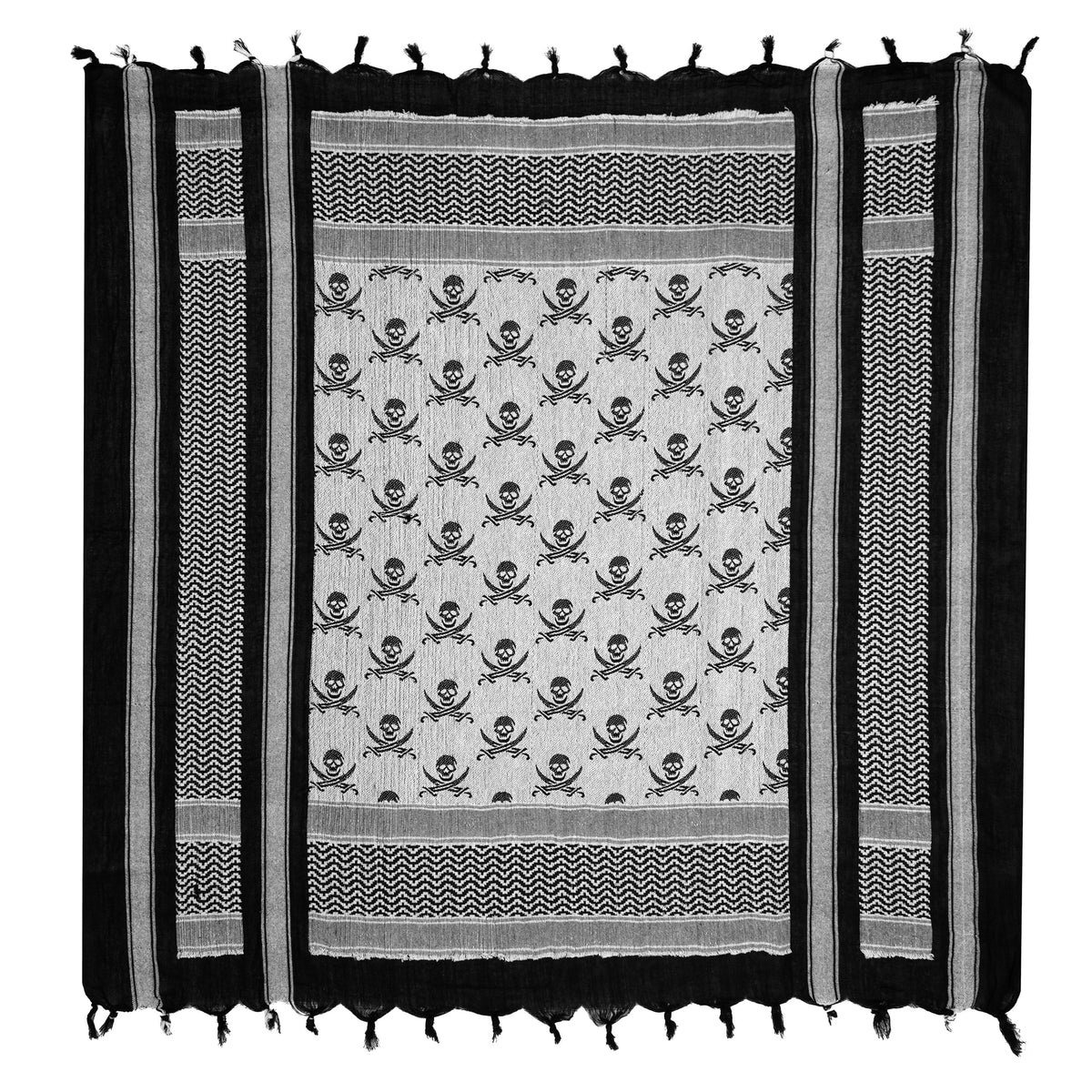 Rothco Skulls Shemagh Tactical Desert Keffiyeh Scarf