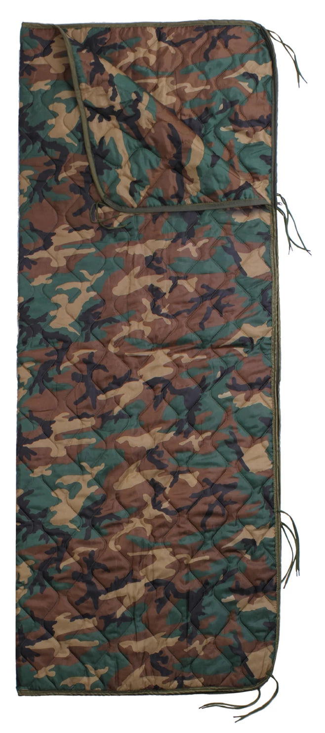 Rothco Enhanced G.I. Type Rip-Stop Poncho Liner With Zipper