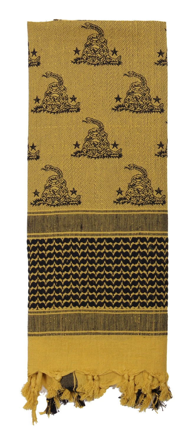 Rothco Gadsden Snake Shemagh Tactical Desert Scarf