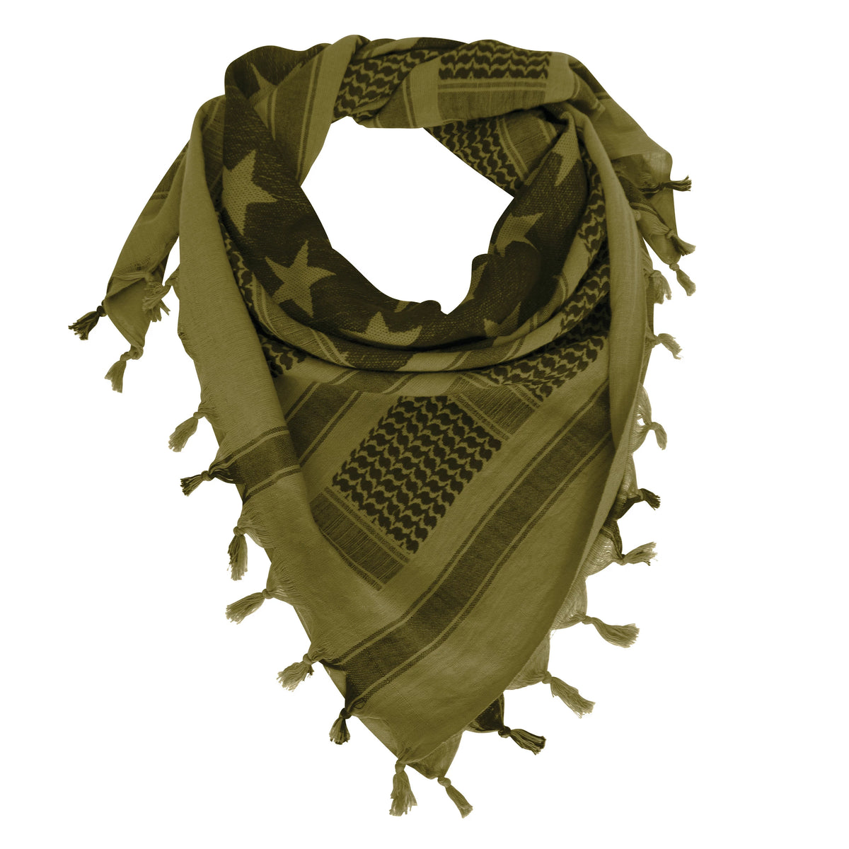 Rothco Stars and Stripes US Flag Shemagh Tactical Desert Keffiyeh Scarf