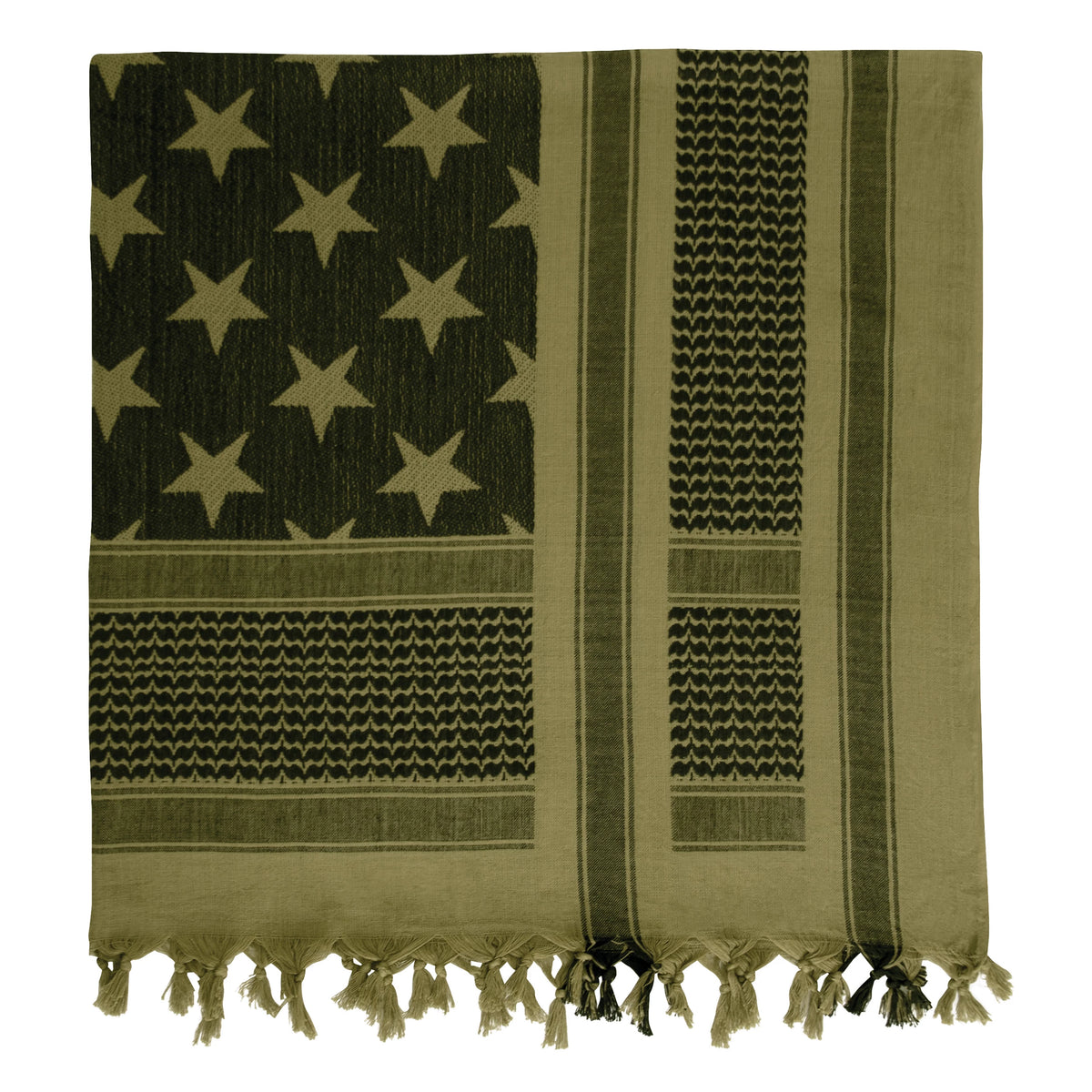 Rothco Stars and Stripes US Flag Shemagh Tactical Desert Keffiyeh Scarf