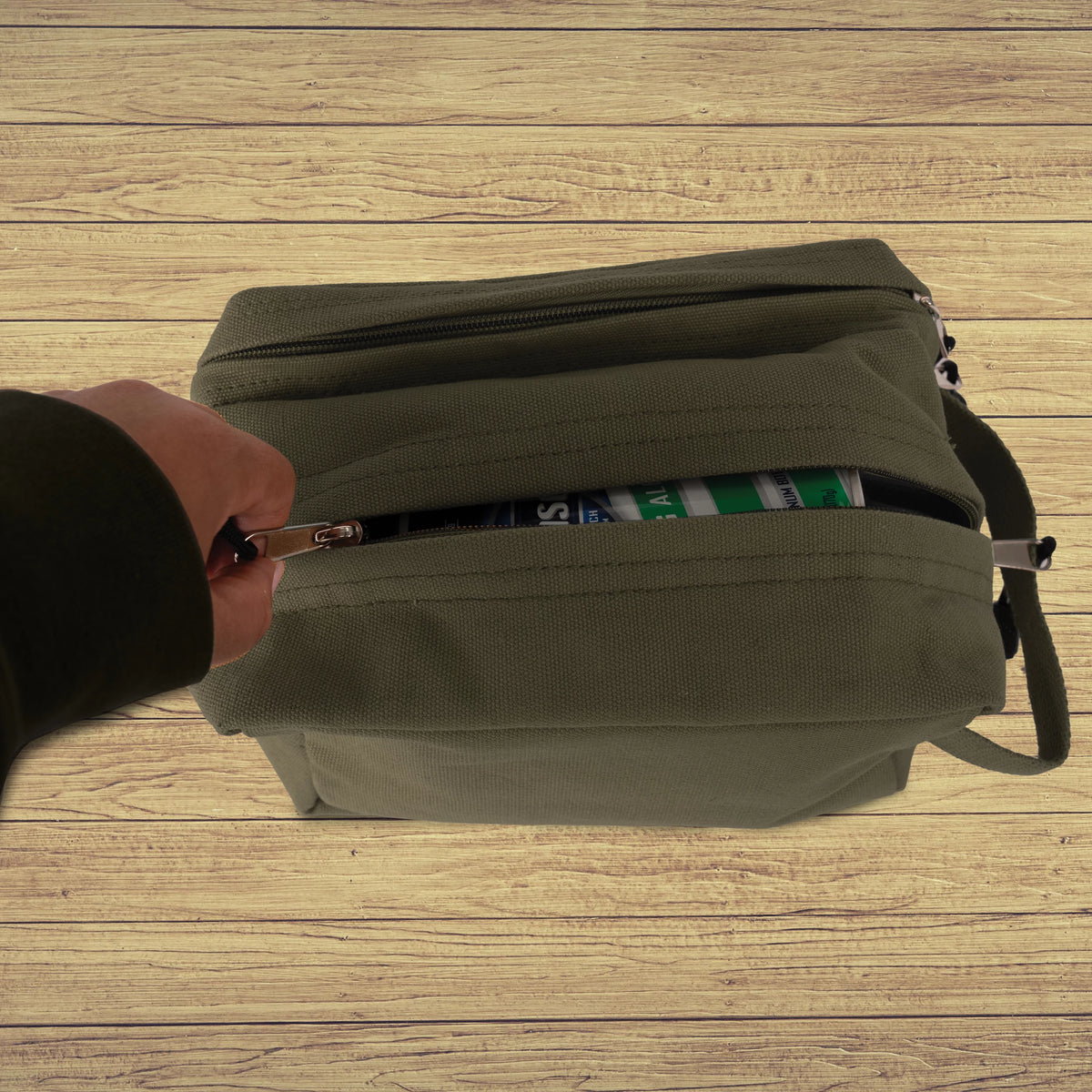 Rothco Canvas Dual Compartment Travel Kit