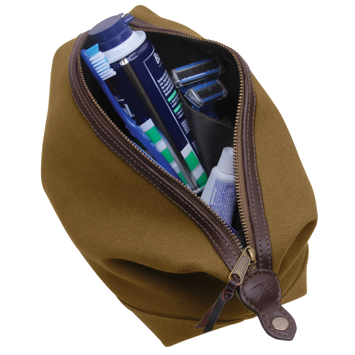 Rothco Canvas & Leather Travel Kit