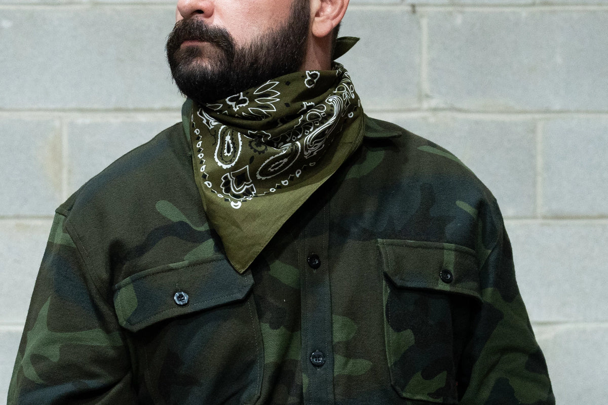 Rothco Trainmen Paisley Bandana - 22" X 22"