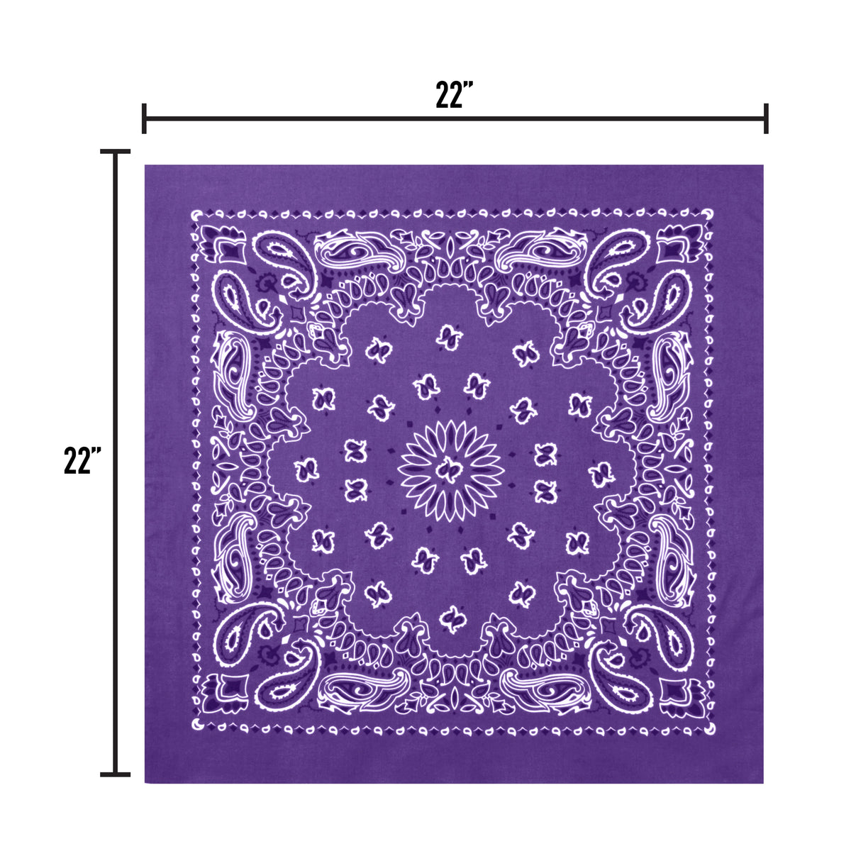Rothco Trainmen Paisley Bandana - 22" X 22"