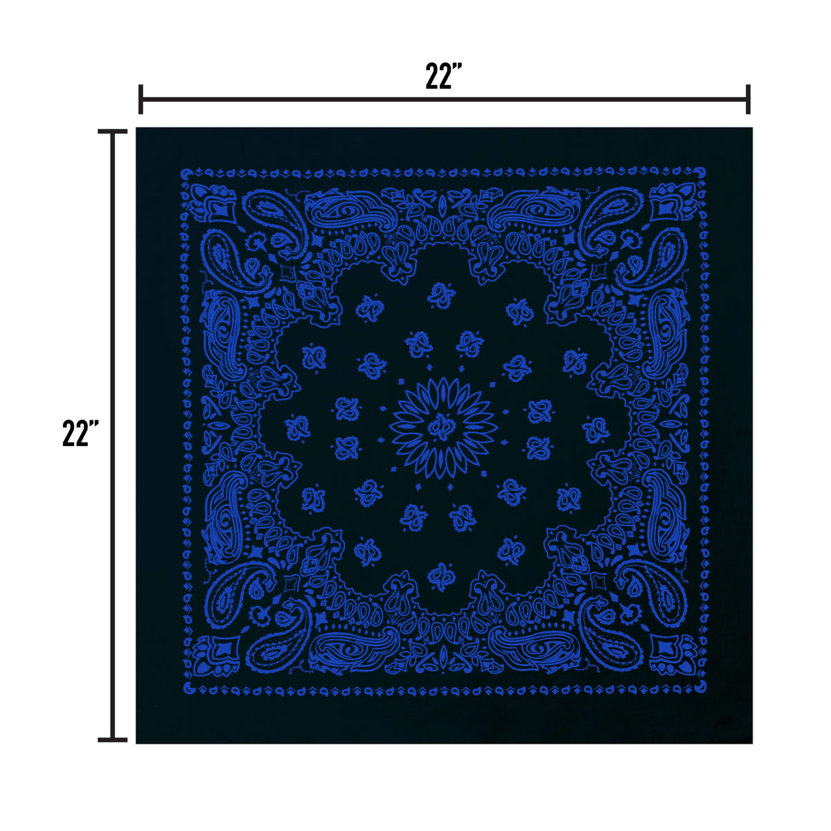 Rothco Trainmen Paisley Bandana - 22" X 22"