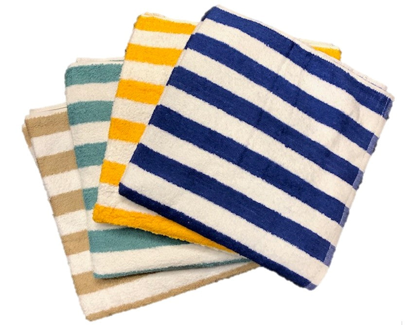 Economy Cabana Stripe Pool Towels