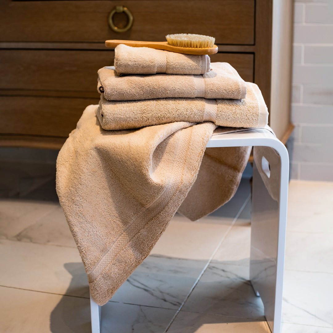 Royal Suite Beige Dobby Towels