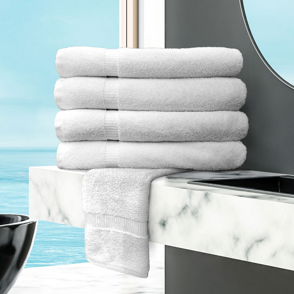 Washcloth - Oxford Bellezza Towel