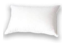 The KSE Reusable Pillow is a plain white, rectangular pillow with slightly rounded corners, shown on a white background.