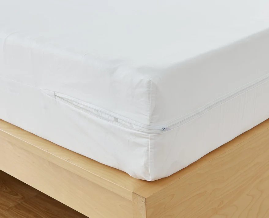 AllergyCare Cotton Zippered Mattress Encasement - 9&quot; Deep