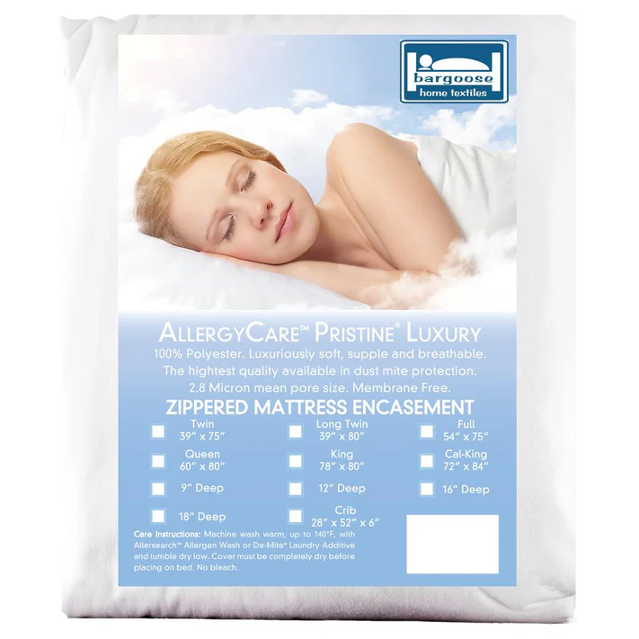 AllergyCare Pristine Zippered Mattress Encasement - 16&quot; Deep