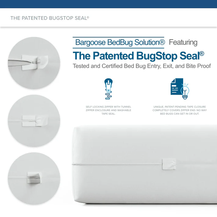 BedBug Solution™ Deep Hybrid Zippered Mattress Encasement - Fits 12”-16” Mattresses