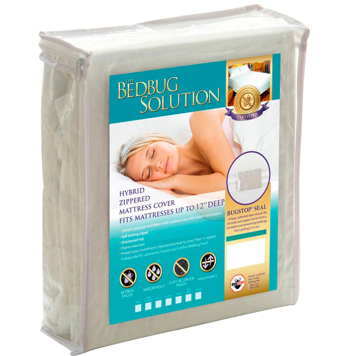 BedBug Solution™ Hybrid Zippered Mattress Encasing - Stretches To Fit 9&quot; Mattresses