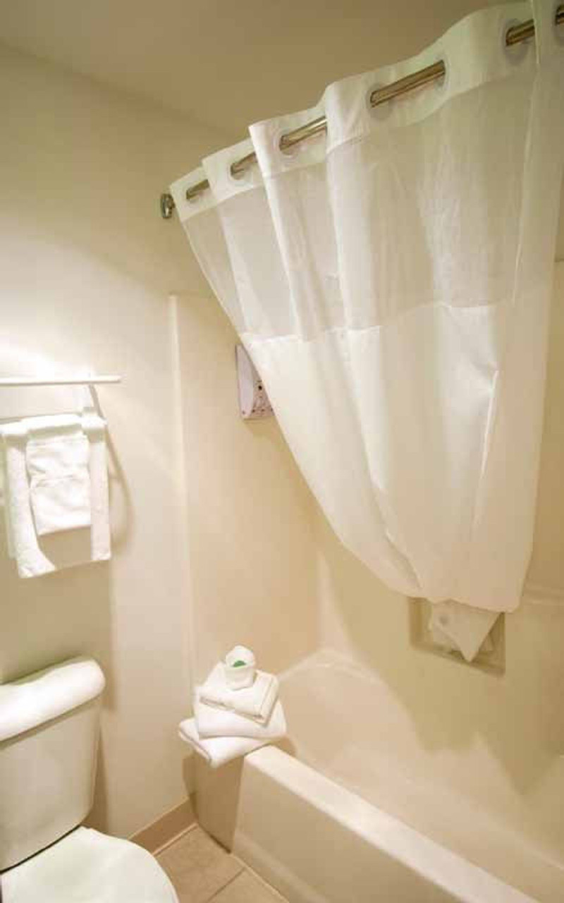 Shower Curtains With Sheer Voile Window