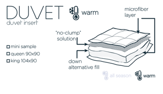 Duvet Insert Sleep Blueprint &quot;WARM&quot;  -1Concier