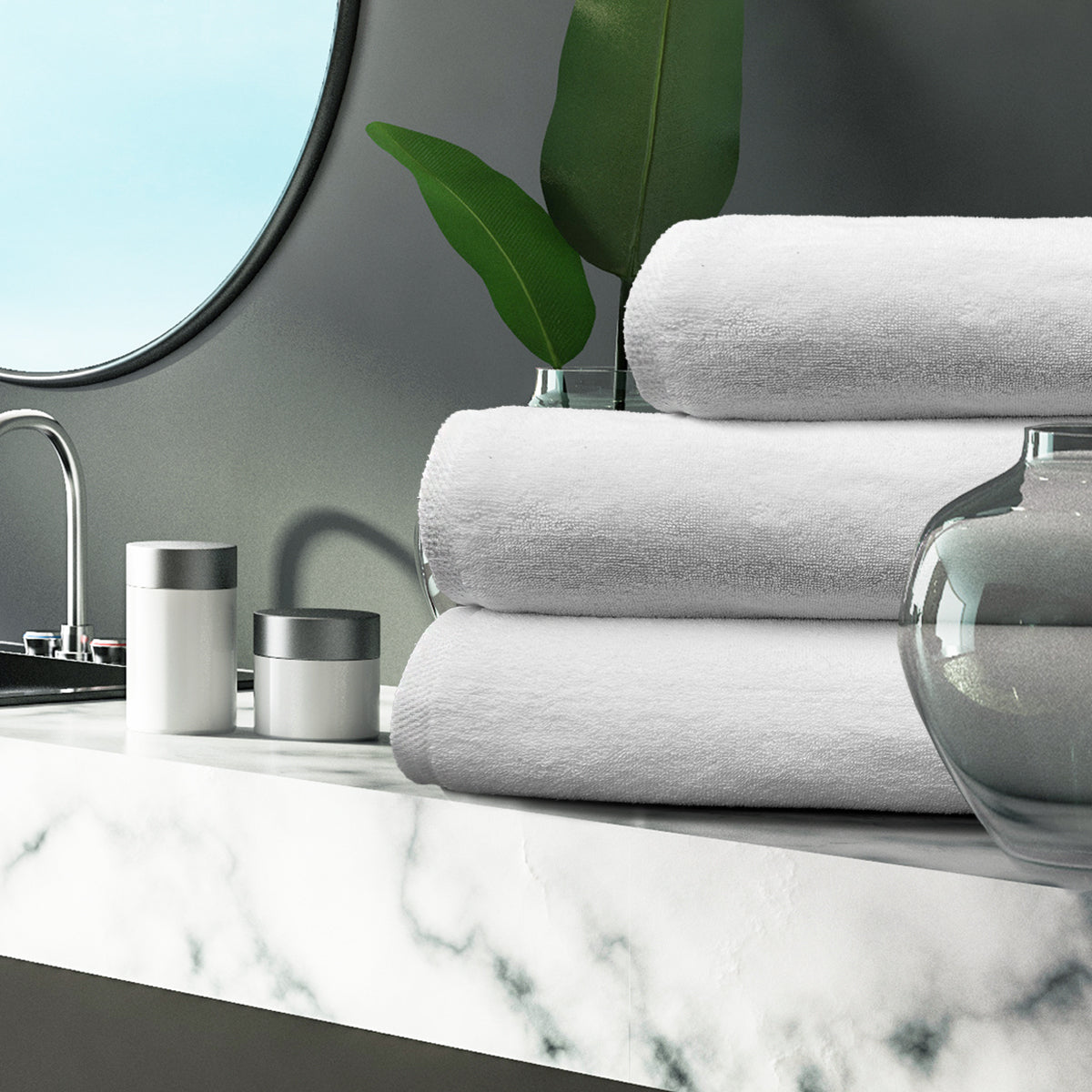 Bath Towel - Oxford Platinum Towel
