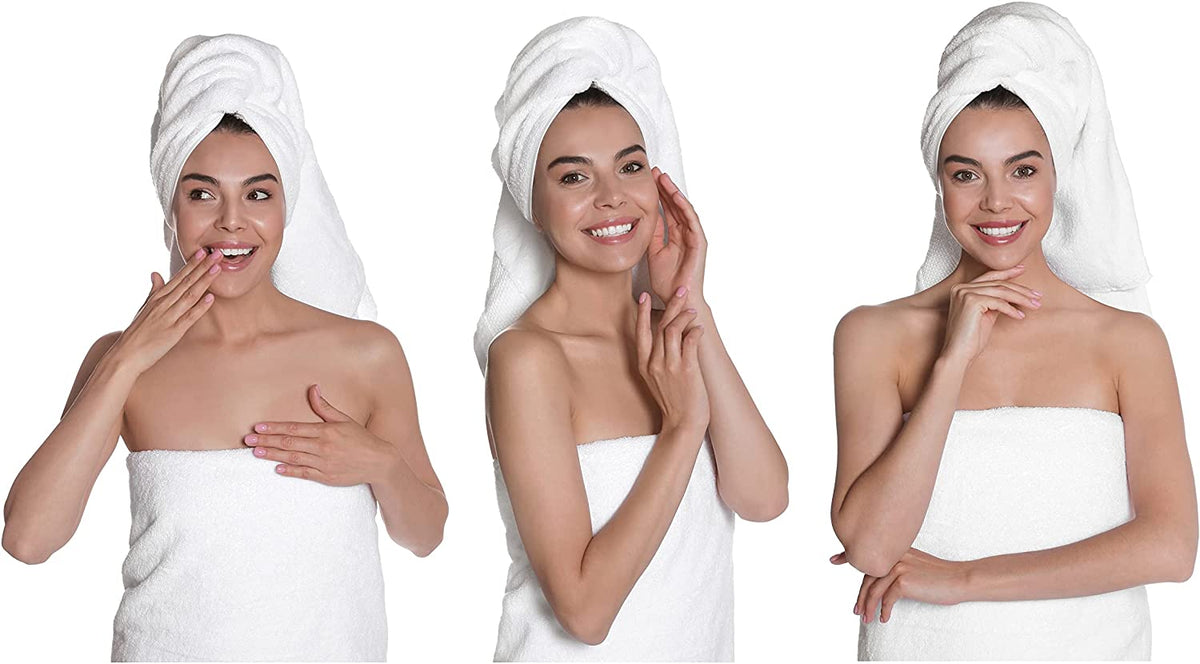 15 x 25 Economy White Hand Towels for Beauty Salon Bulk, 100% Cotton